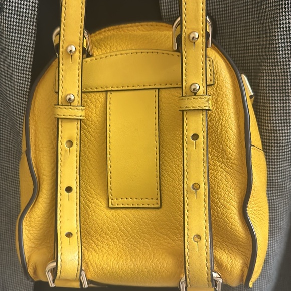 MICHAEL KORS YELLOW MINI BACKPACK CROSSBODY - Picture 7 of 8